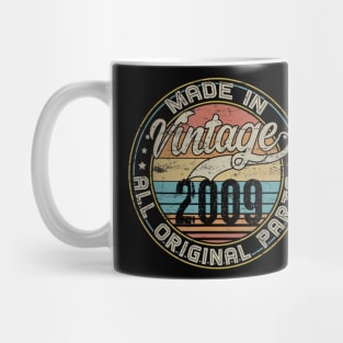 Classic 11th Birthday Gift For Men Women Vintage 2009 Mug